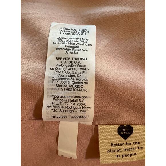 Madewell Pin Dot Floral Wisteria Dove (Re)sourced Crepe Cami Wrap Dress Size M - Picture 5 of 8